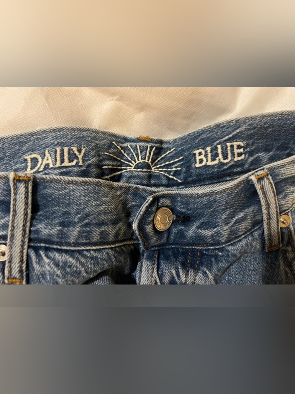Daily Blue Mantra Barrel Leg Jeans High Rise Blue Denim Adriano Goldschmied 27 - Picture 4 of 15